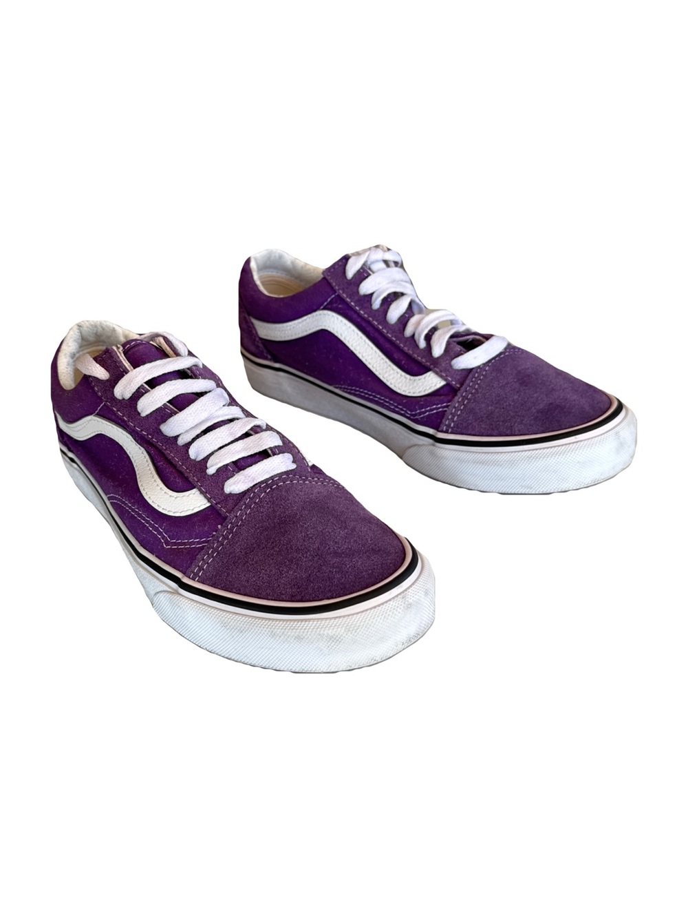 Vans Old Skool Purple Suede & Canvas Sneakers 8
